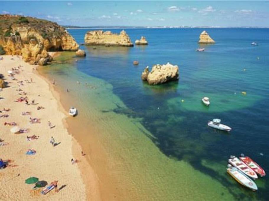 Apartamento Encantador A 100M Da Praia Carvoeiro  Buitenkant foto