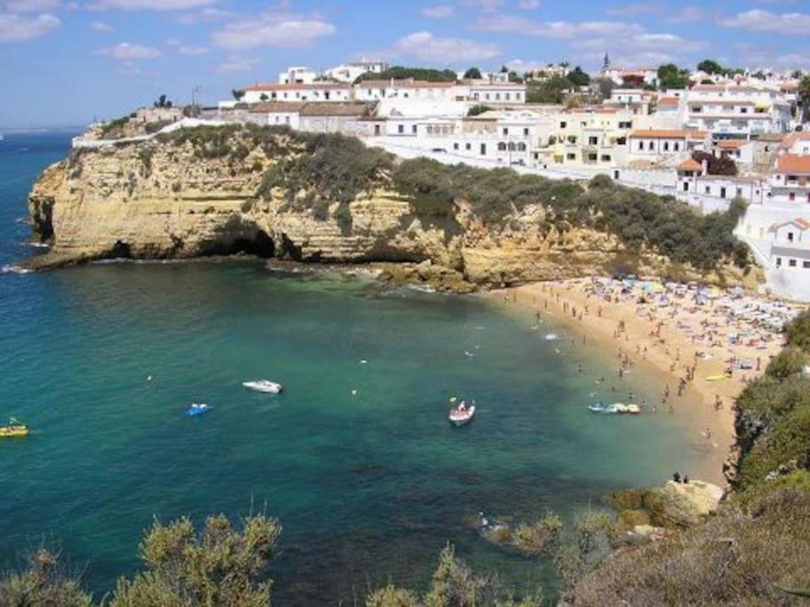 Apartamento Encantador A 100M Da Praia Carvoeiro  Buitenkant foto