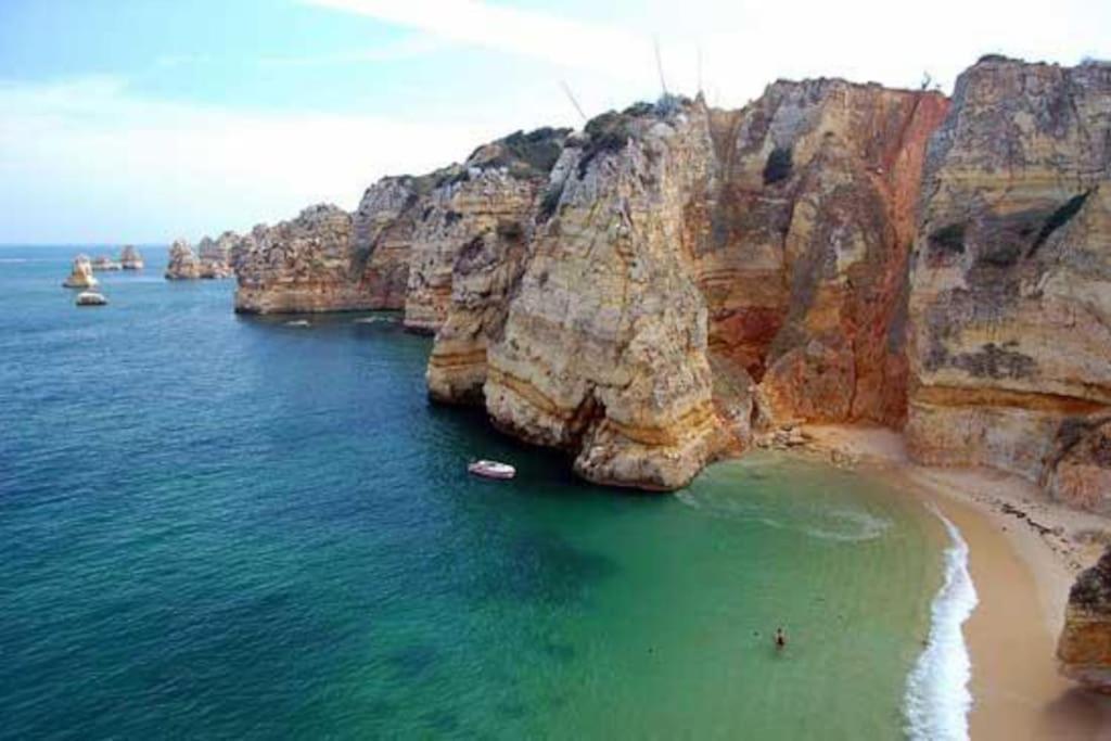 Apartamento Encantador A 100M Da Praia Carvoeiro  Buitenkant foto