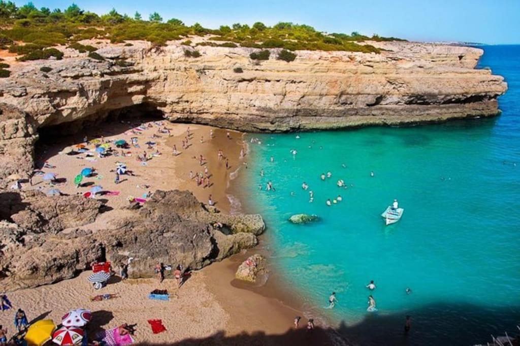Apartamento Encantador A 100M Da Praia Carvoeiro  Buitenkant foto