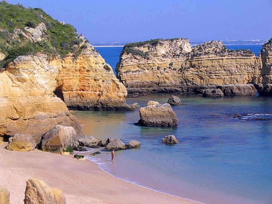 Apartamento Encantador A 100M Da Praia Carvoeiro  Buitenkant foto