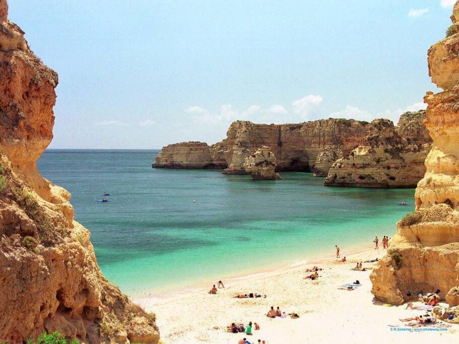 Apartamento Encantador A 100M Da Praia Carvoeiro  Buitenkant foto